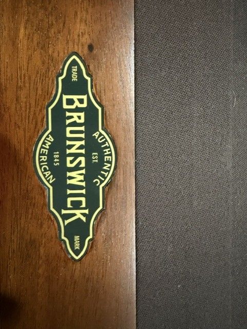 Brunswick Allenton Pool Table with Tapered Leg and Accessories