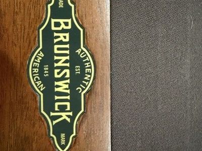Brunswick Allenton Pool Table with Tapered Leg and Accessories