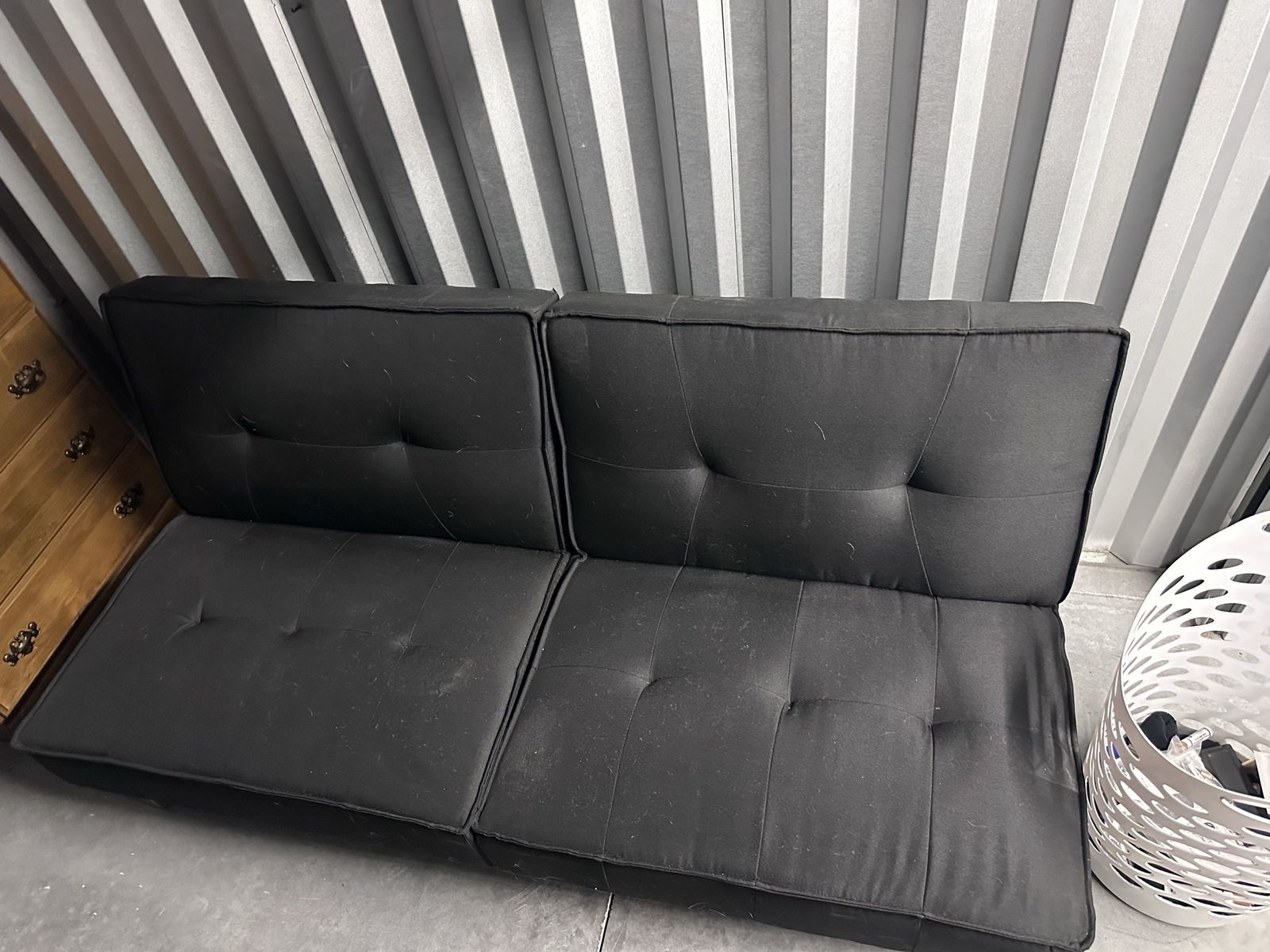Black Futon - Compact & Versatile Sleeper Sofa
