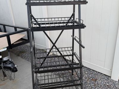5-Shelf Storage Unit on Wheels - 26" W x 66-1/2" H x 25" D