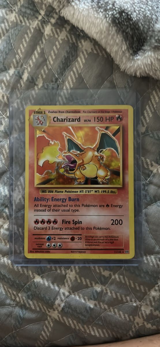 Old charizard Pokémon card 2016