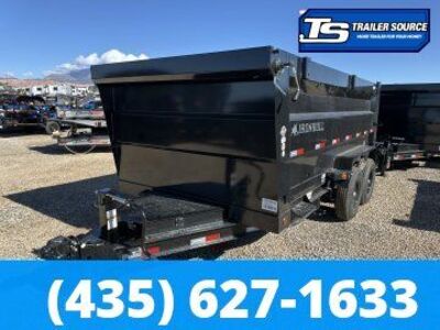 7x14 Iron Bull DTB Dump Trailer - 48" Sides - 15K GVWR