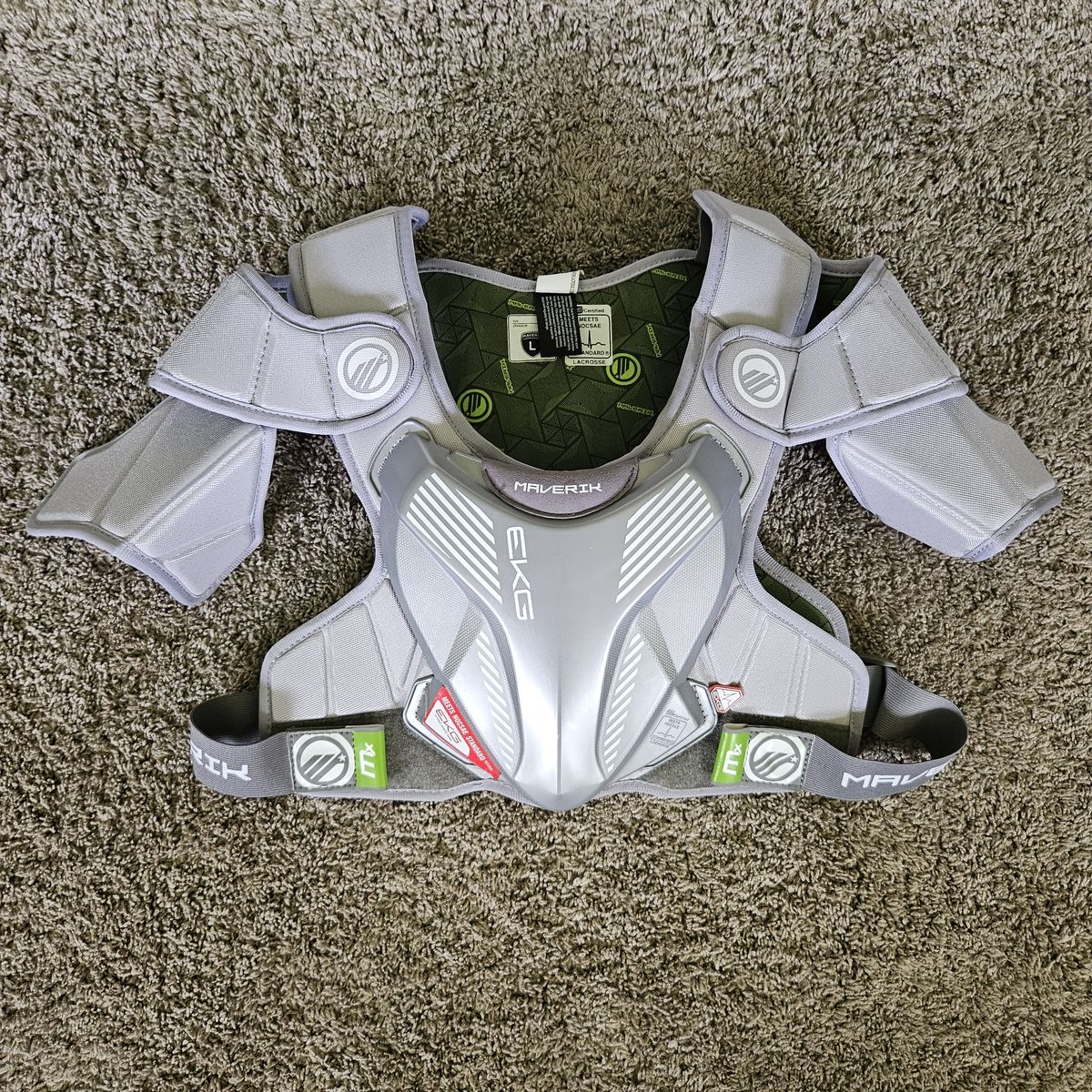 Maverik MX EKG Lacrosse Shoulder Pads - Size Large