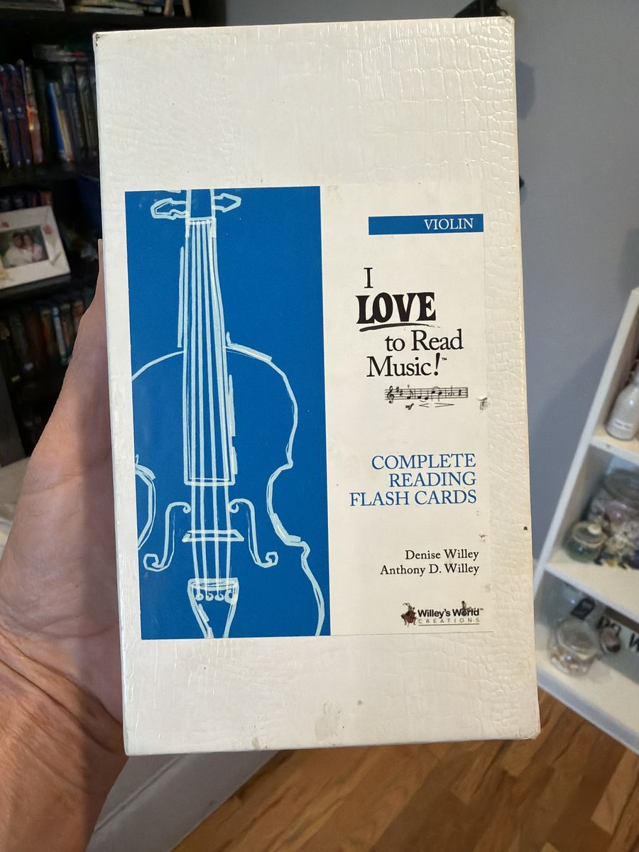 I Love To Play MusiC Violin Cards