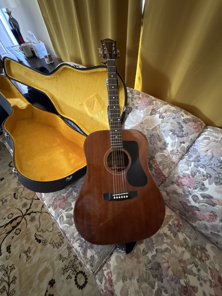 Vintage Franciscan Acoustic Guitar with Hard Case - from 1976