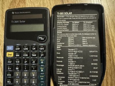 Texas instruments TI-36X SOLAR