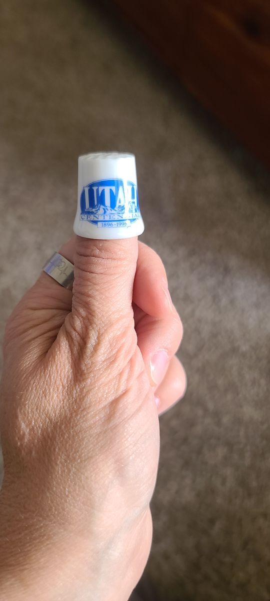 Utah Statehood Centennial Thimble