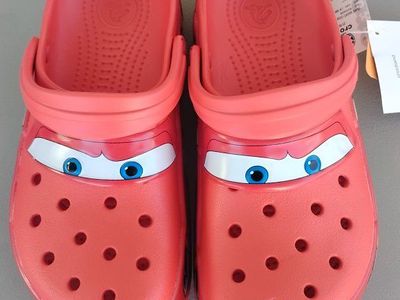 Lighting McQueen crocs adult size