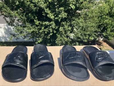 Nike Benassi JDI "Triple Black" Slide Sandals (Men's Size 10)