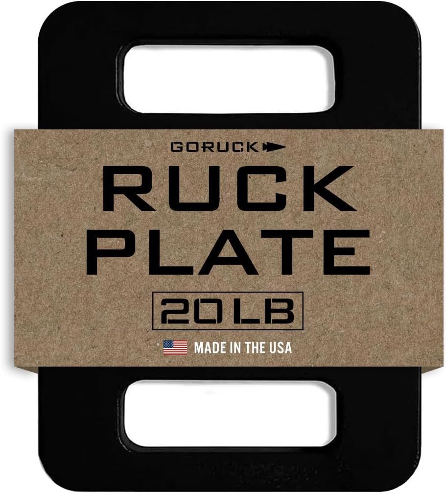 20 lb. GORUCK Ruck Plate – USA Made Weight for Rucking, Strength & Fitness