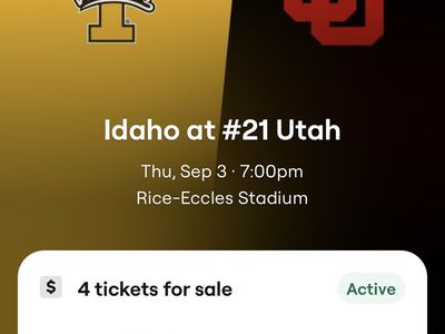 Utah Football vs Idaho Home Opener