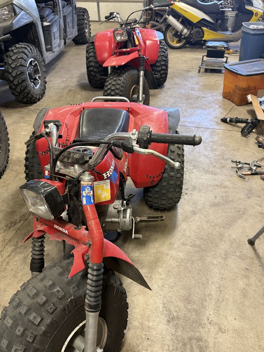 Pair of 1985 Honda ATC200S 3 Wheelers ATC 200 S Three Wheeler