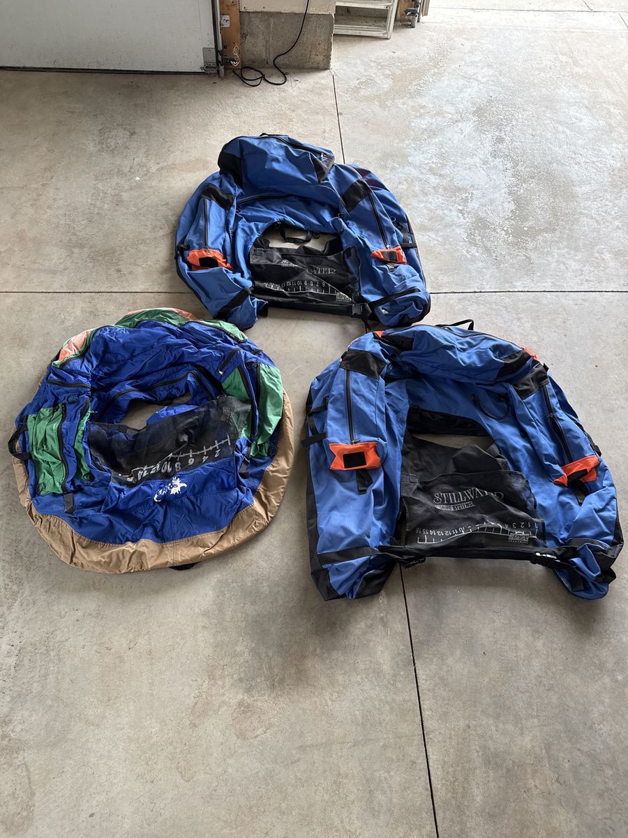 Stillwater Solutions Blue/Green Float Tube Fishing Craft - Lot of 3