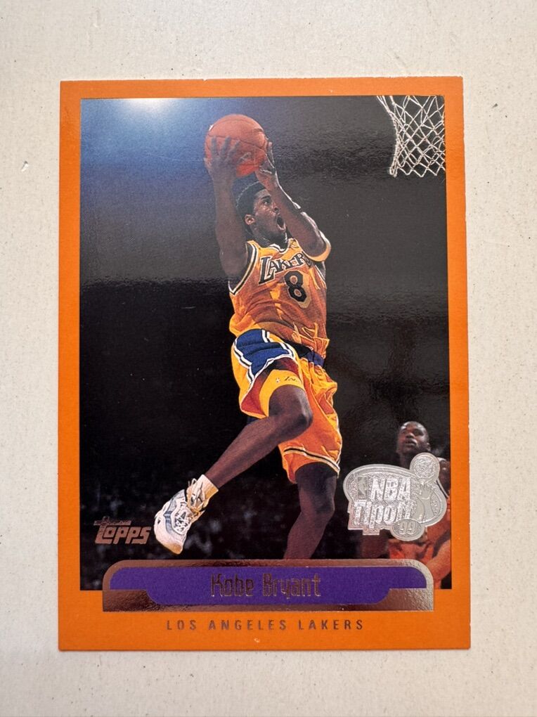 1999 Topps Kobe Bryant NBA Tipoff Orange #125