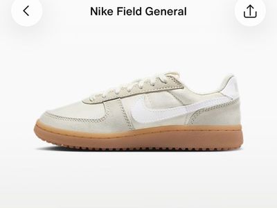 Nike Field General size 7 pale ivory/gum yellow