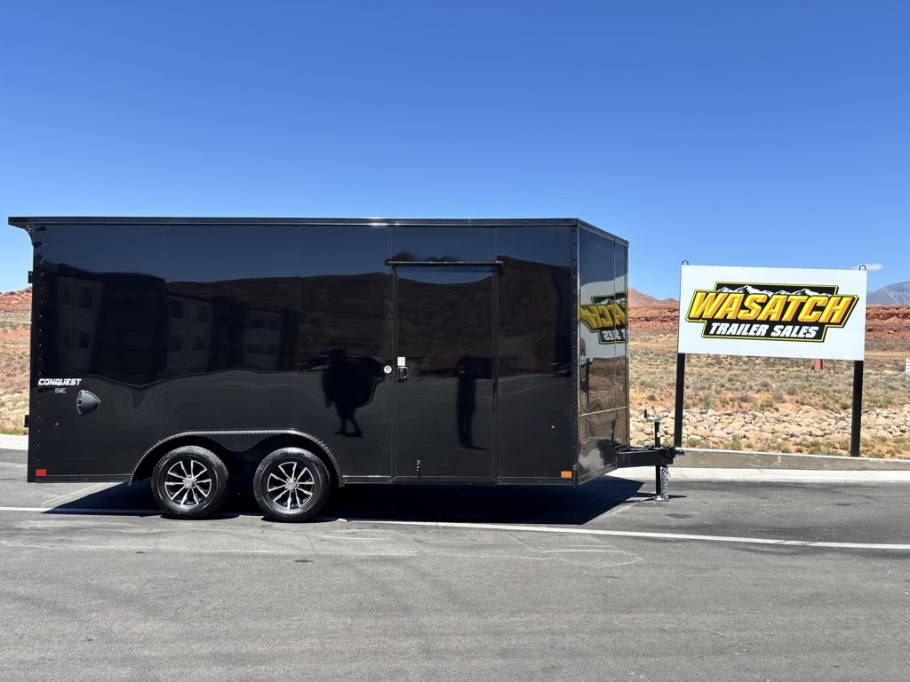 2026 Formula Trailers 8.5x16 7K Conquest SE Flat Top Sloped V-Nose Enclosed Car Hauler