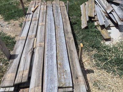 Rustic Weathered Wood Boards - Reclaimed Lumber for DIY Projects & Decor