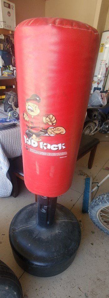 Kid Kick Youth Free-Standing Punching Bag Red/Black