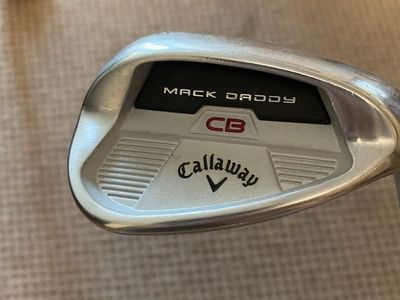 3 Callaway Golf Mack Daddy CB Wedges, $100