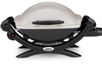 NEW‼️ Weber Q 1000 Outdoor Gas Grill LP Portable BBQ - Gray/Black, 5-Year Limited Warranty