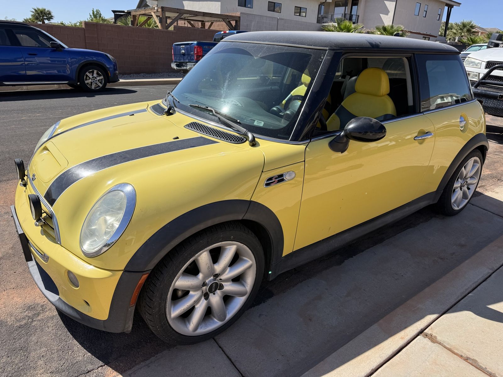 2003 Mini Cooper S scraping 4/29