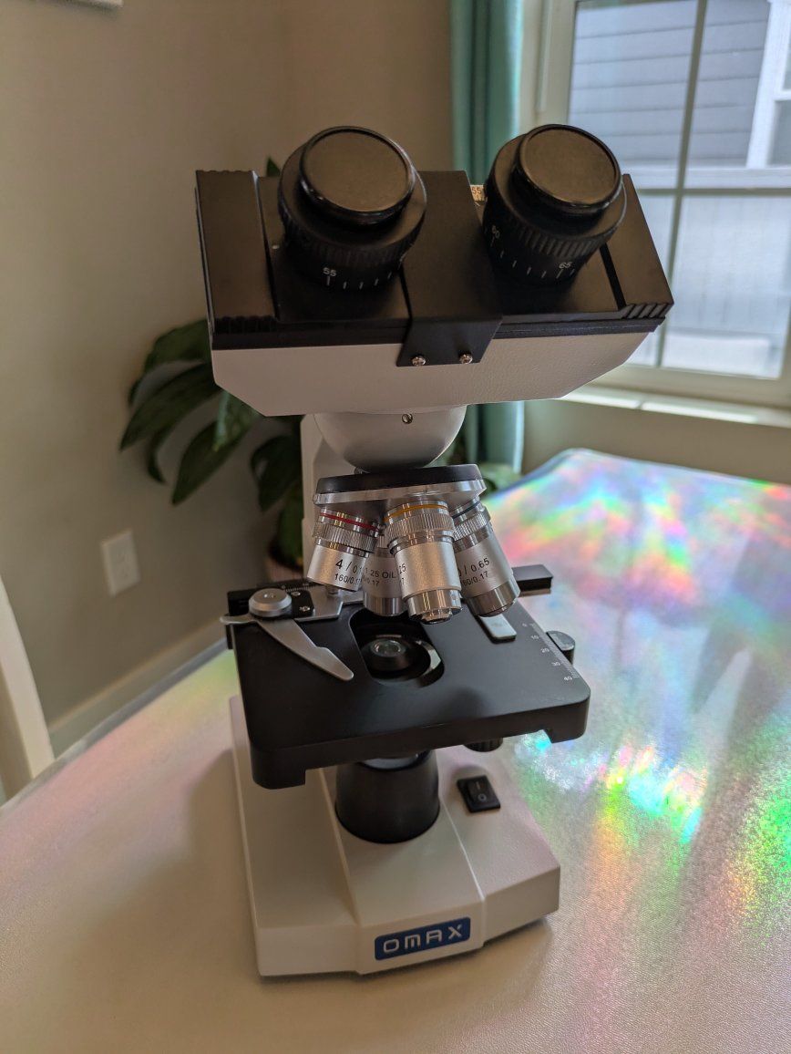 OMAX 40X-2000X LED Binocular Compound Microscope