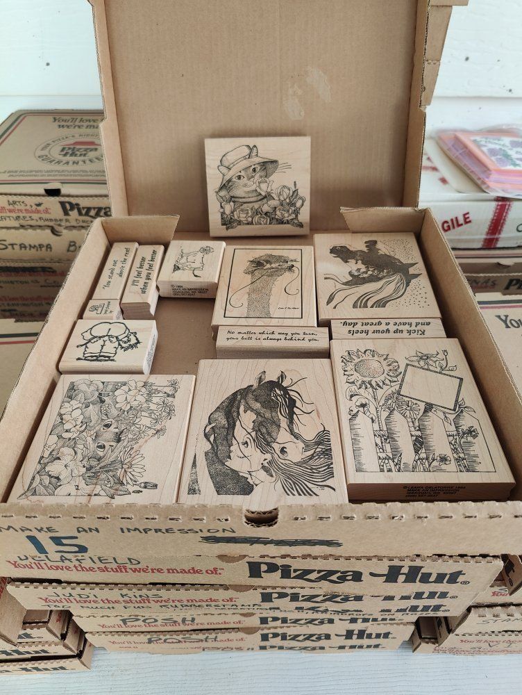 Box #15 of 65, New, old stock rubber stamps, designed mainly for people that like to make their own greeting cards.