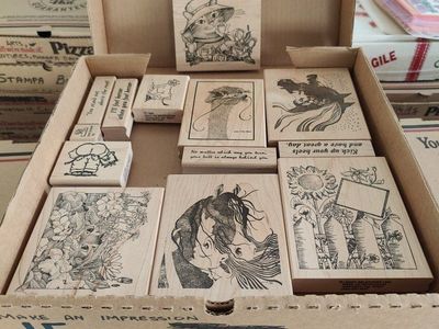 Box #15 of 65, New, old stock rubber stamps, designed mainly for people that like to make their own greeting cards.