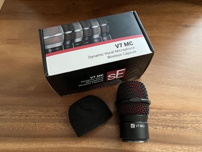 sE Electronics V7 MC2 Capsule for Sennheiser Wireless - Black