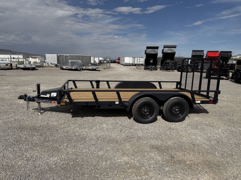2027 RawMaxx 7x14 UTX 7k Premium Channel Utility Trailer