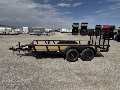 2027 RawMaxx 7x14 UTX 7k Premium Channel Utility Trailer