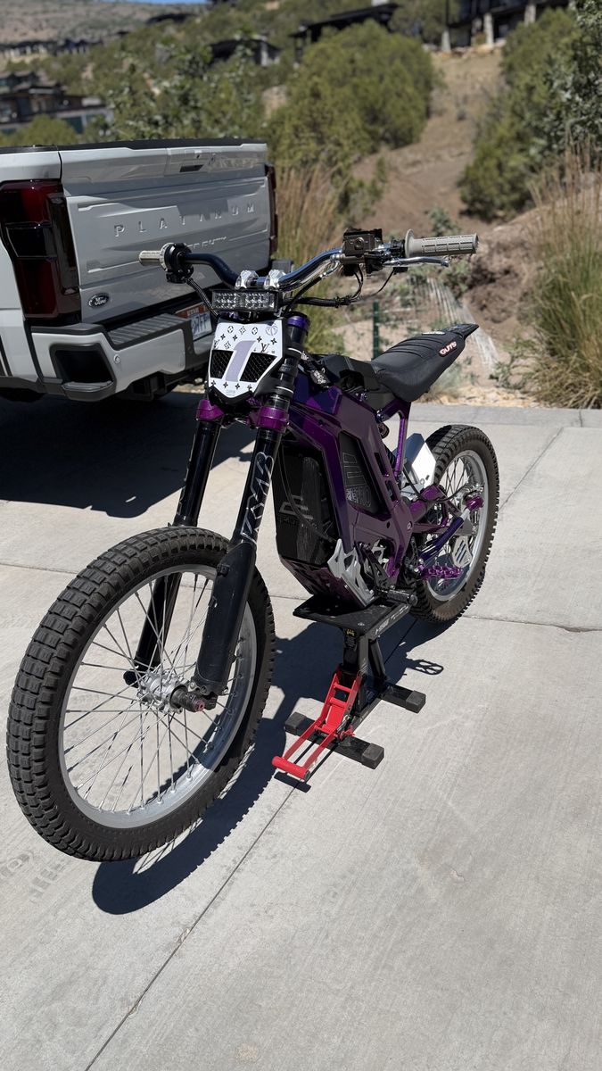 E Ride Pro SR Electric Dirt Bike - Heavily Modified,