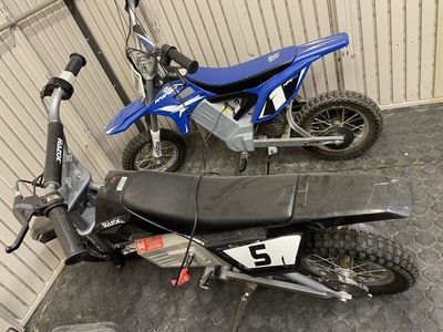Razor and hyper electric dirt bikes MX350