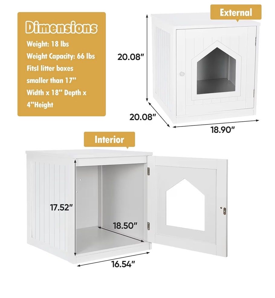 Cat Litter box Caninet