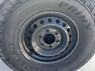 Prinrix HiCountry A/T 265/75R16 Tires with Black Steel Rims