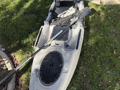 Brooklyn Kayak Co. Sit-On-Top Fishing Kayak with Seat & Paddle