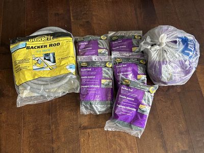QUIKRETE 3/4" Backer Rod & MD 3/8" Backer Rods - Bundle for Sealing & Gaps