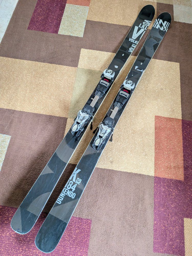 Volkl Kendo 184cm Tip Rocker Skis Marker 12.0 Bindings