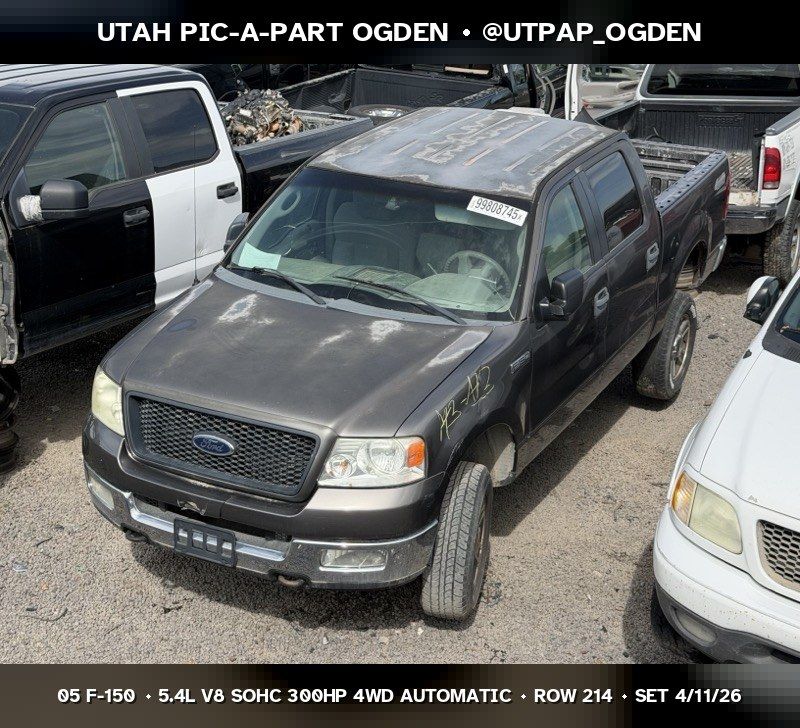 2005 Ford F-150 Parts - UTPAP Ogden