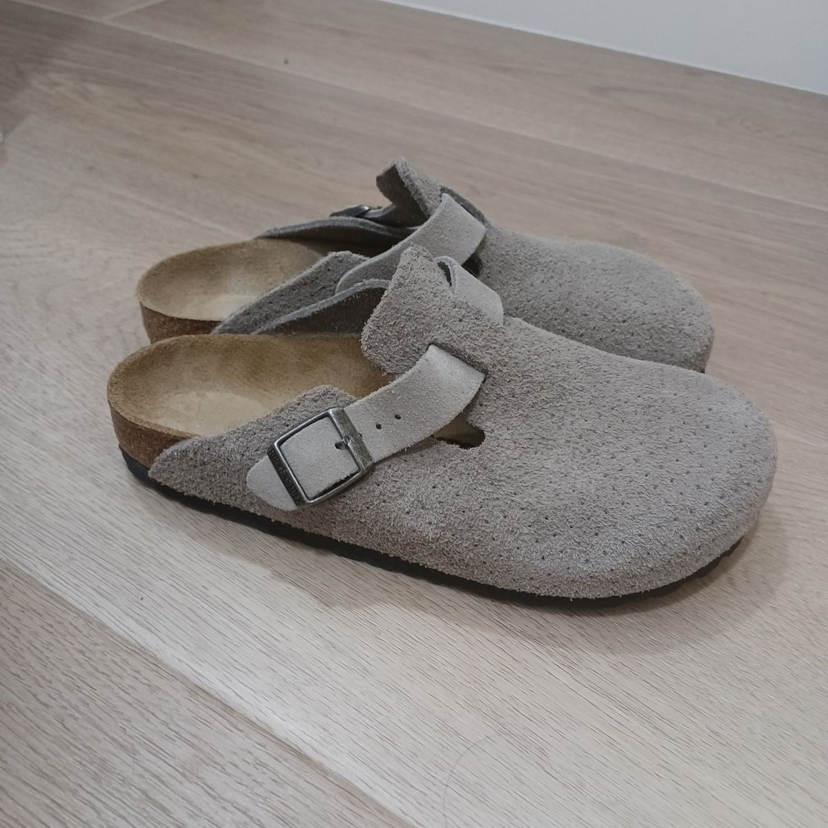 Birkenstock Boston Suede Embossed
