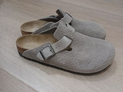 Birkenstock Boston Suede Embossed