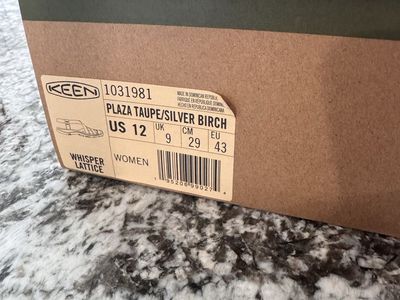 KEEN Whisper Lattice Sandals Women's US 12 Plaza Taupe/Silver Birch Outdoor Shoes