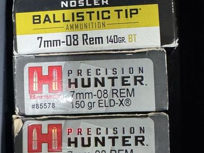 7mm-08 Factory Ammunition NIB