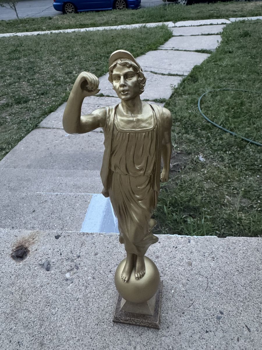 Angel Moroni LDS Temple Golden Statue Male Mormon