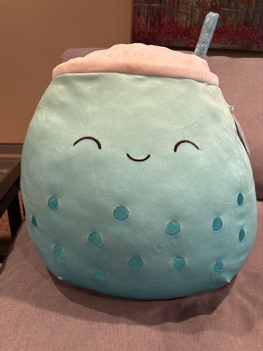 Squishmallows Jakarria The Teal Boba Tea Plush Stuffed Animal Toy With Tags