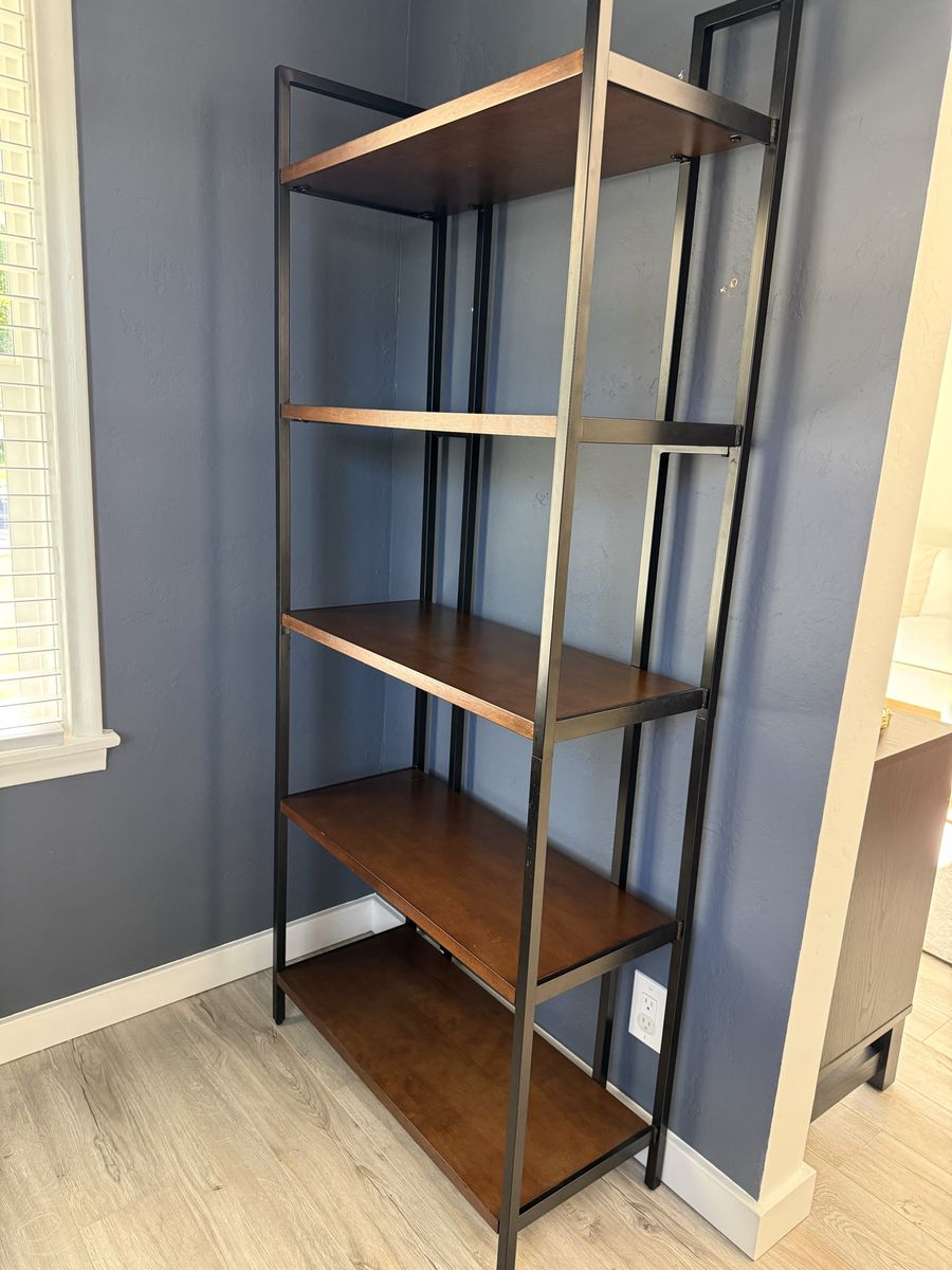 5 shelf book shelf from world market