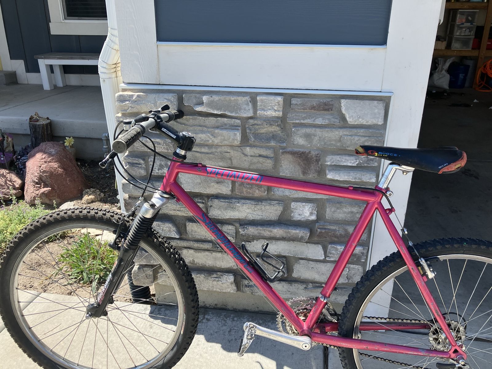 Vintage 90’s Specialized Hardrock Mountain Bike - Maroon (now faded to pink) - Used
