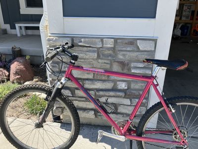 Vintage 90’s Specialized Hardrock Mountain Bike - Maroon (now faded to pink) - Used