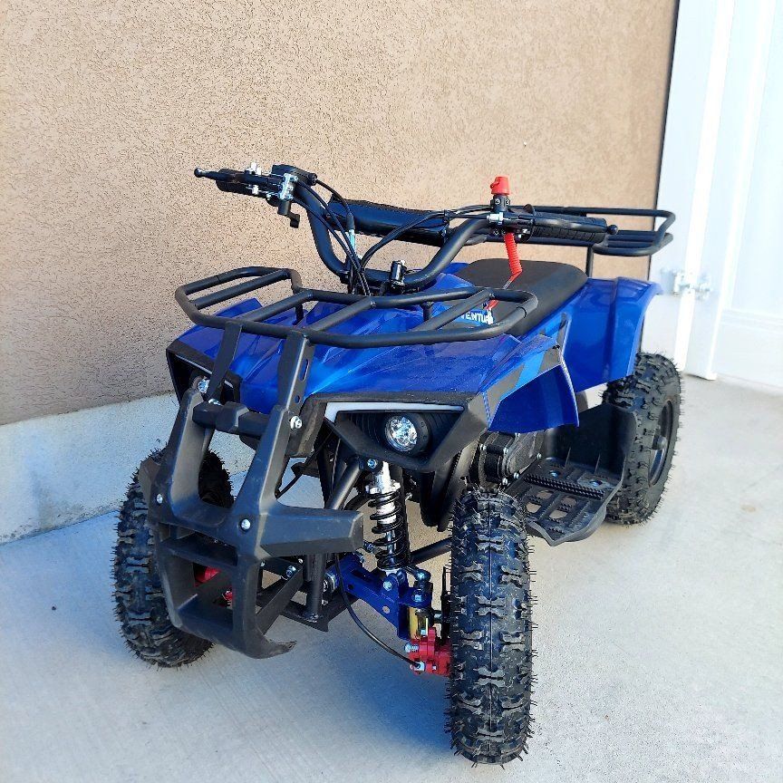 Adventure Racing MX49cc-A1  mini Kids 2 STROKE Quad ATV - Blue