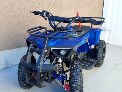 Adventure Racing MX49cc-A1 mini Kids 2 STROKE Quad ATV - Blue